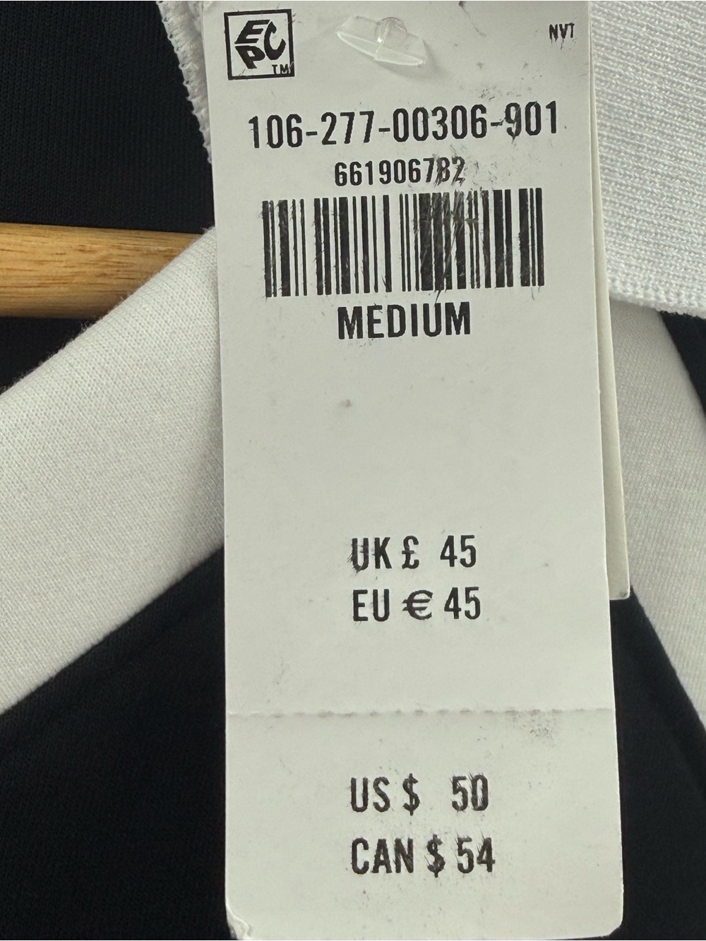 NWT YPB NeoKNIT Polo Mini Dress from Abercrombie & Fitch Black White Sporty M - Picture 7 of 9